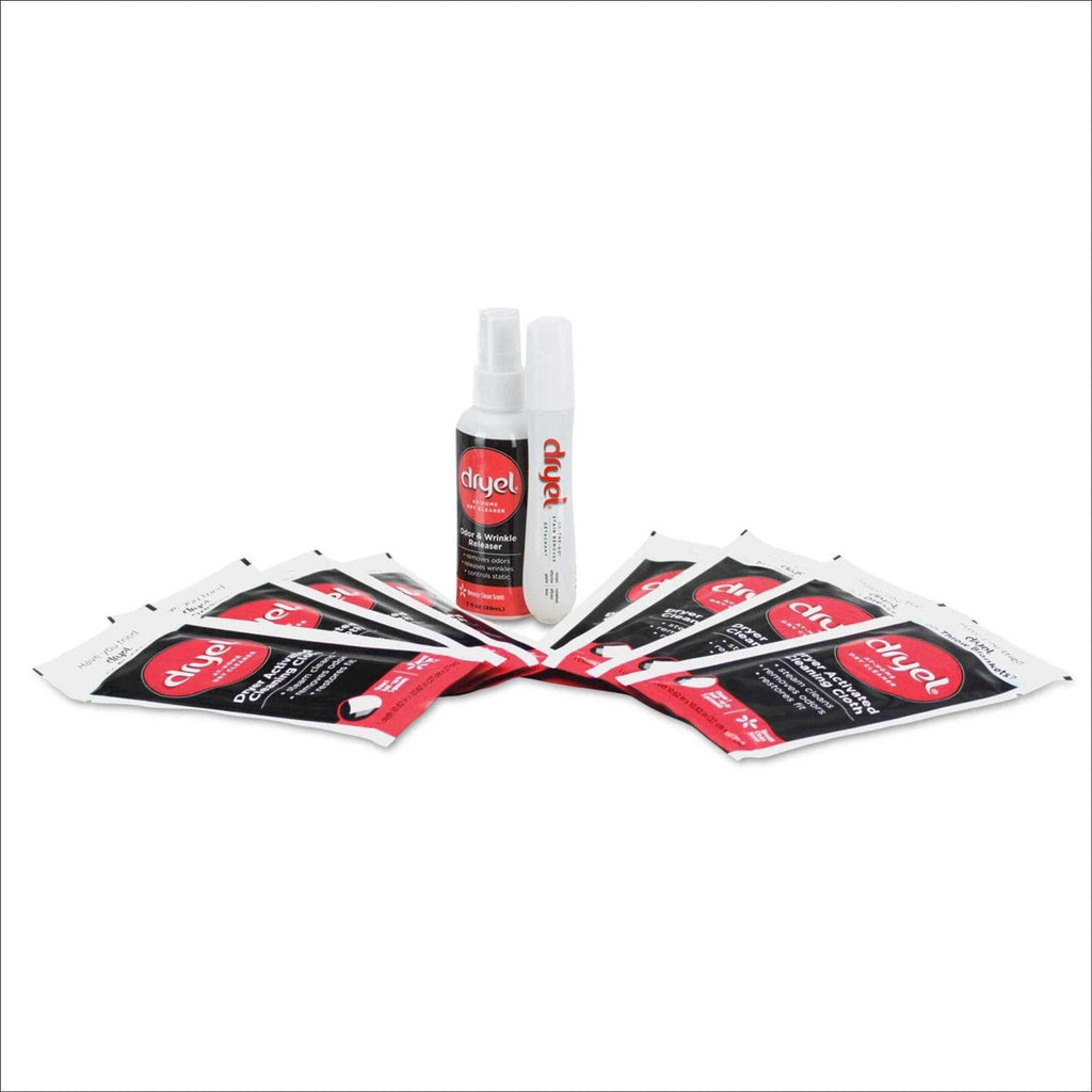 Dryel At-Home Dry Cleaner Refill Kit, Includes Dry Cleaning Cloths and To-Go Stain Removal Pen