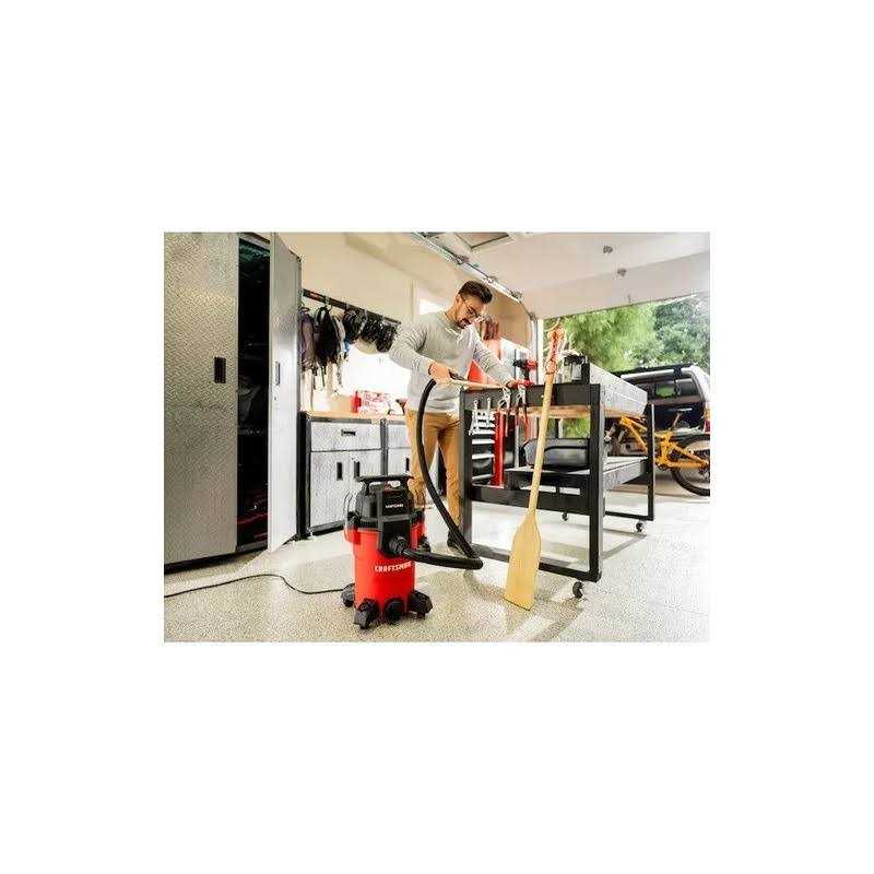 CRAFTSMAN 4-Gallons 3.5-HP Corded Wet/Dry Shop Vacuum with Accessories Included
