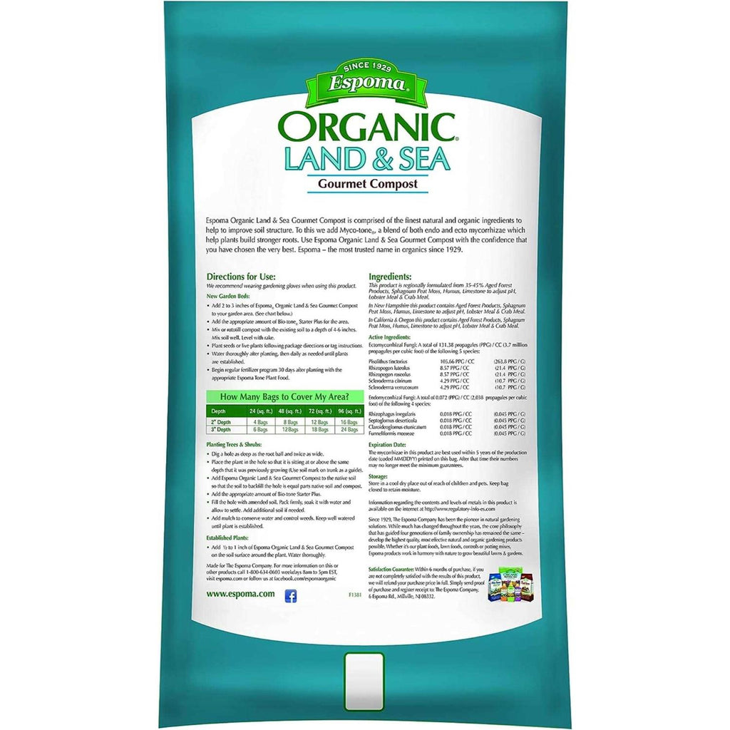 Espoma Organic Land & Sea Gourmet Compost