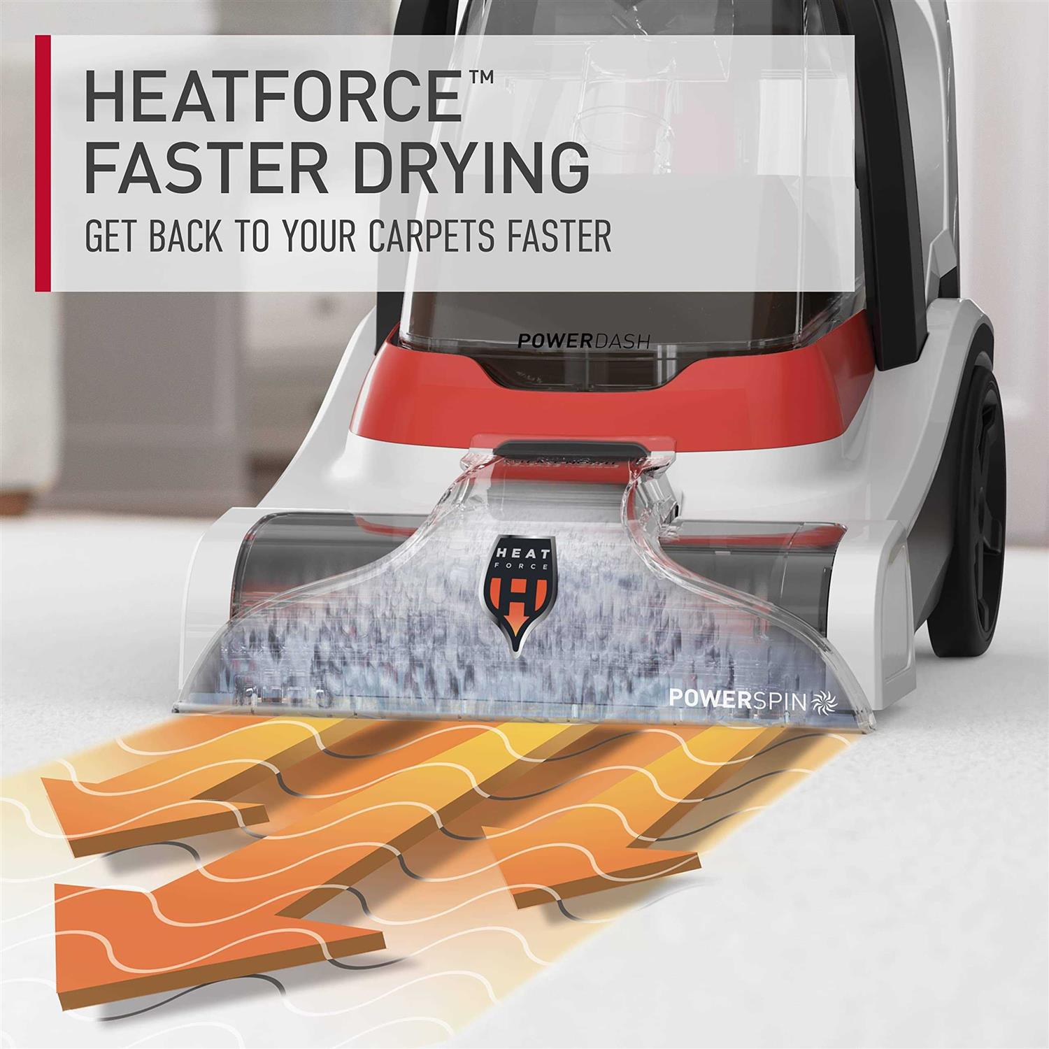 Hoover PowerDash Pet+ Lightweight Compact Carpet Cleaner FH50751