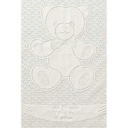 Lands’ End Scottish Lace Bear Baby Blanket