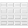 Holmes Bronze Series 9 Ft. W x 7 Ft. H White Steel Garage Door w/Extension Springs