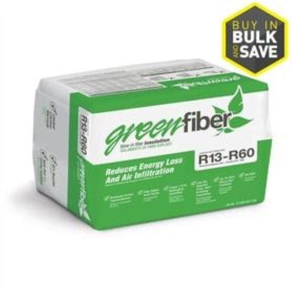 GreenFiber R-13 To R-60 19 Lb. Low Dust Cellulose Insulation