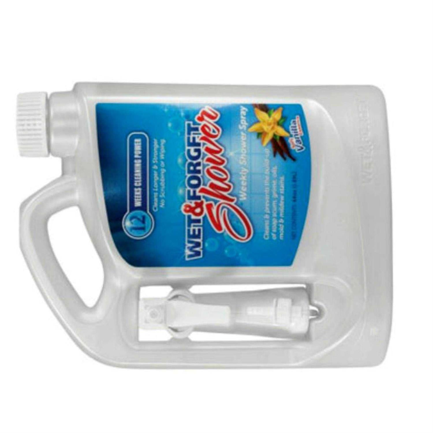 Wet and Forget 801064 Shower Cleaner,64 oz,Vanilla,Clear