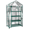Home-complete Mini Greenhouse-4-Tier Indoor Outdoor Sturdy Portable Shelves-Grow Plants, Seedlings, Herbs, or Flowers In Any Sea