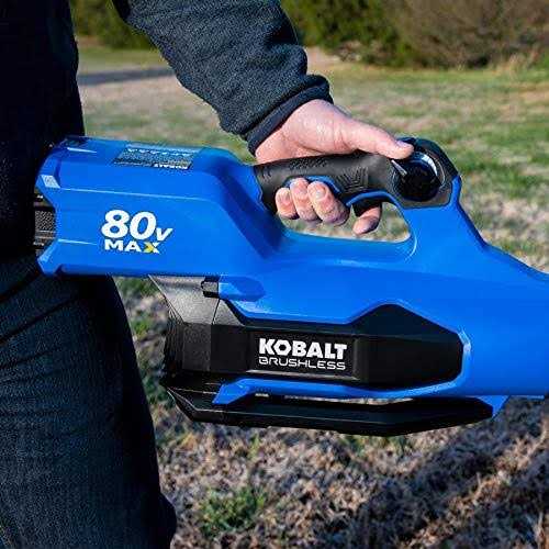 KOBALTS 140 MPH 80-Volt 80v 630-CFM Lithium Ion Brushless Cordless Electric Leaf Blower