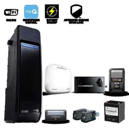Chamberlain Wall Mounted Ultra Quiet Garage Door Opener with Battery Backup