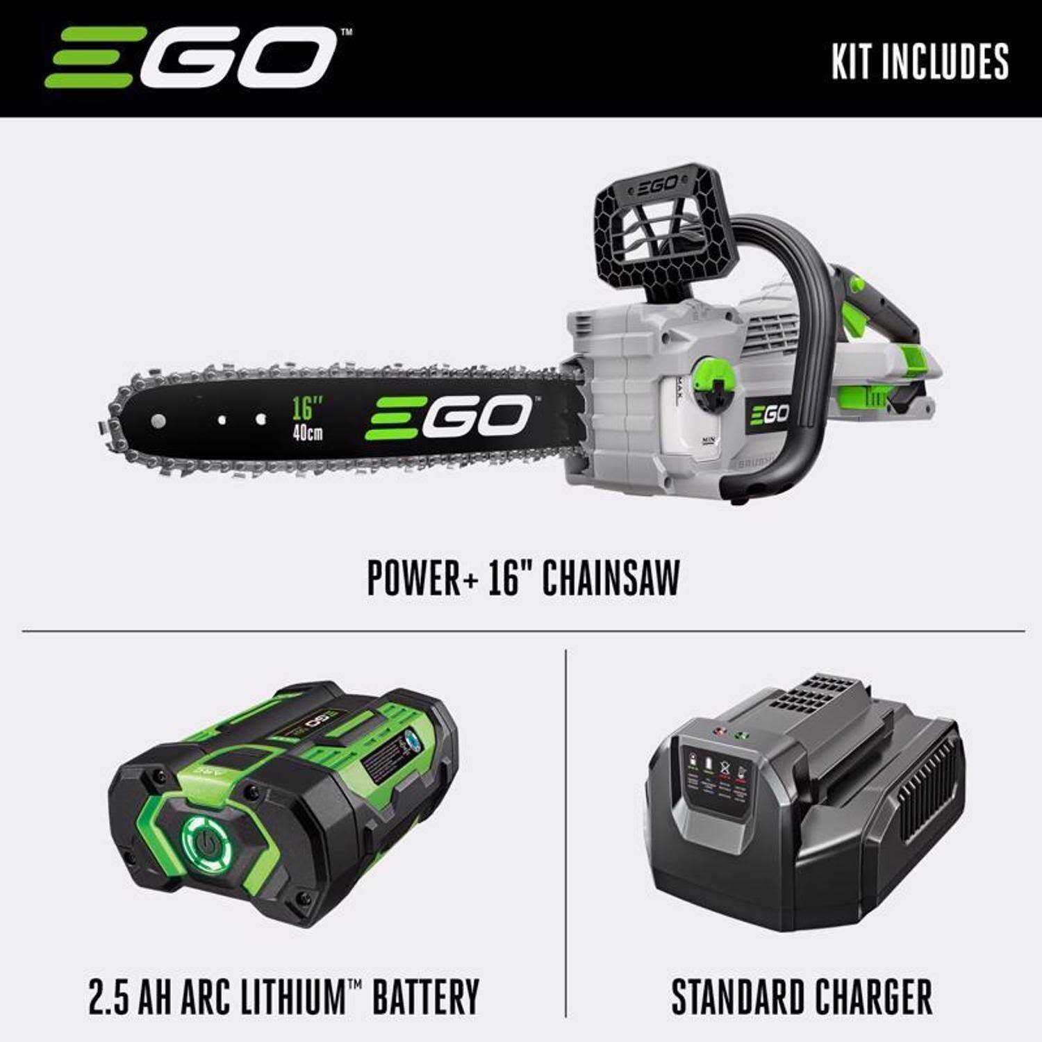 EGO Power+ 16 Cordless Chainsaw