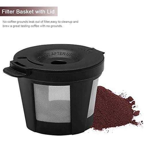 Vimukun Single Serve Coffee Maker, Coffee Brewer for K-Cup Single Cup Capsule and Ground Coffee