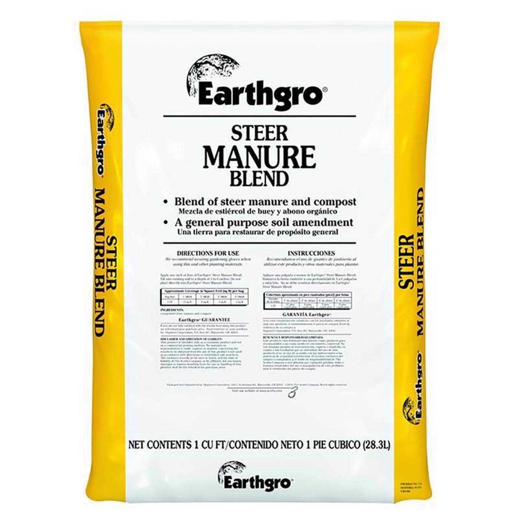 Earthgro Steer Manure Blend 1 cu ft