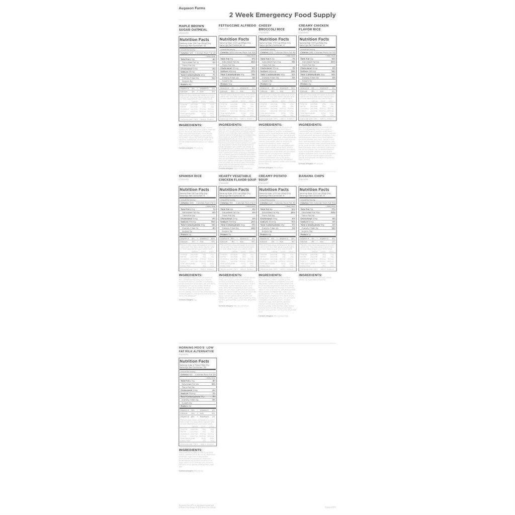 Augason Farms 2 Week 1 Person Emergency Food Supply