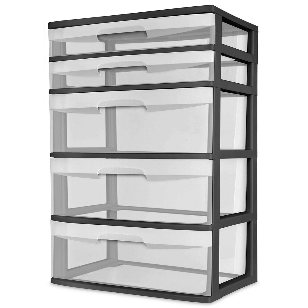 Sterilite 5 Drawer Tower Plastic
