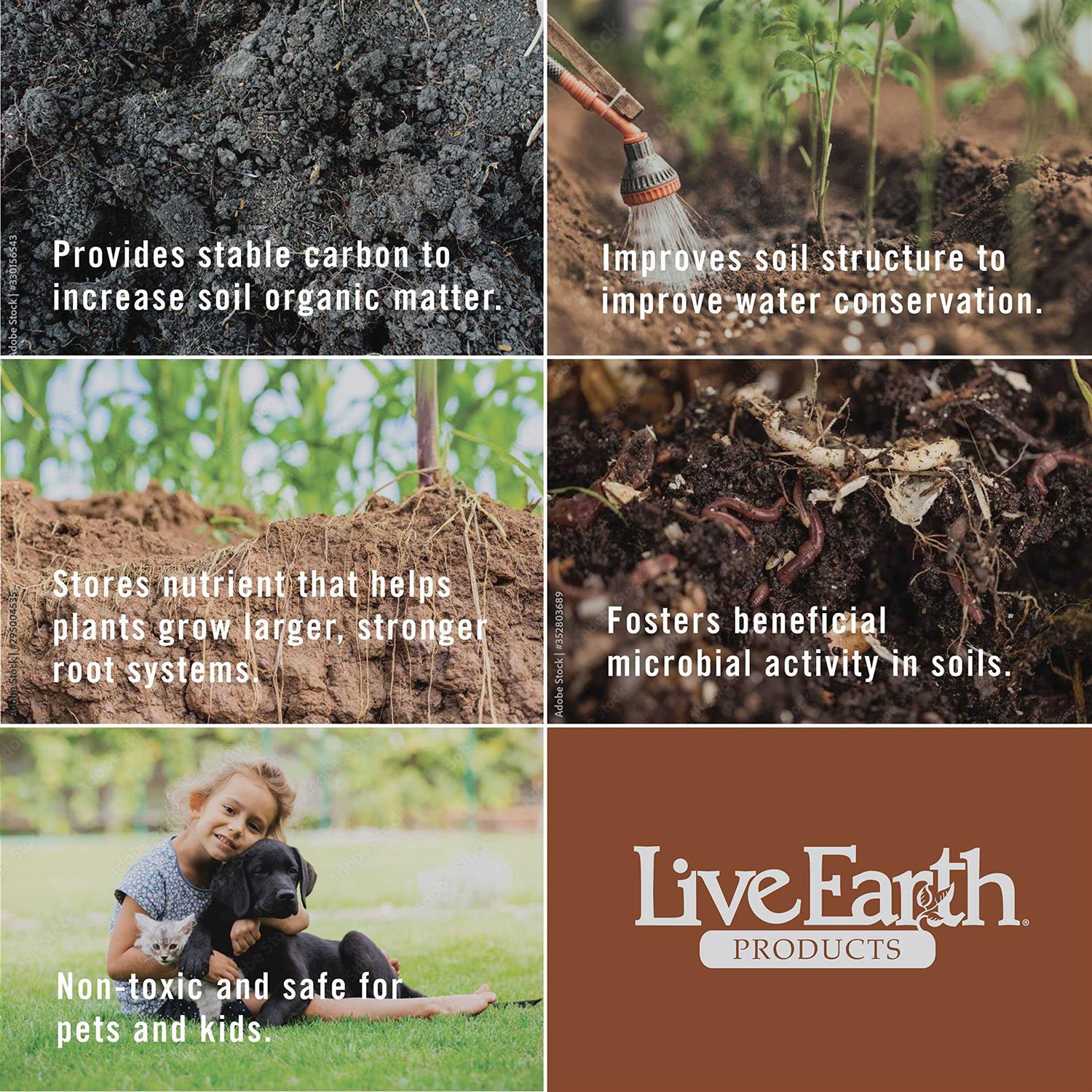 Live Earth Products Humate Soil Conditioner