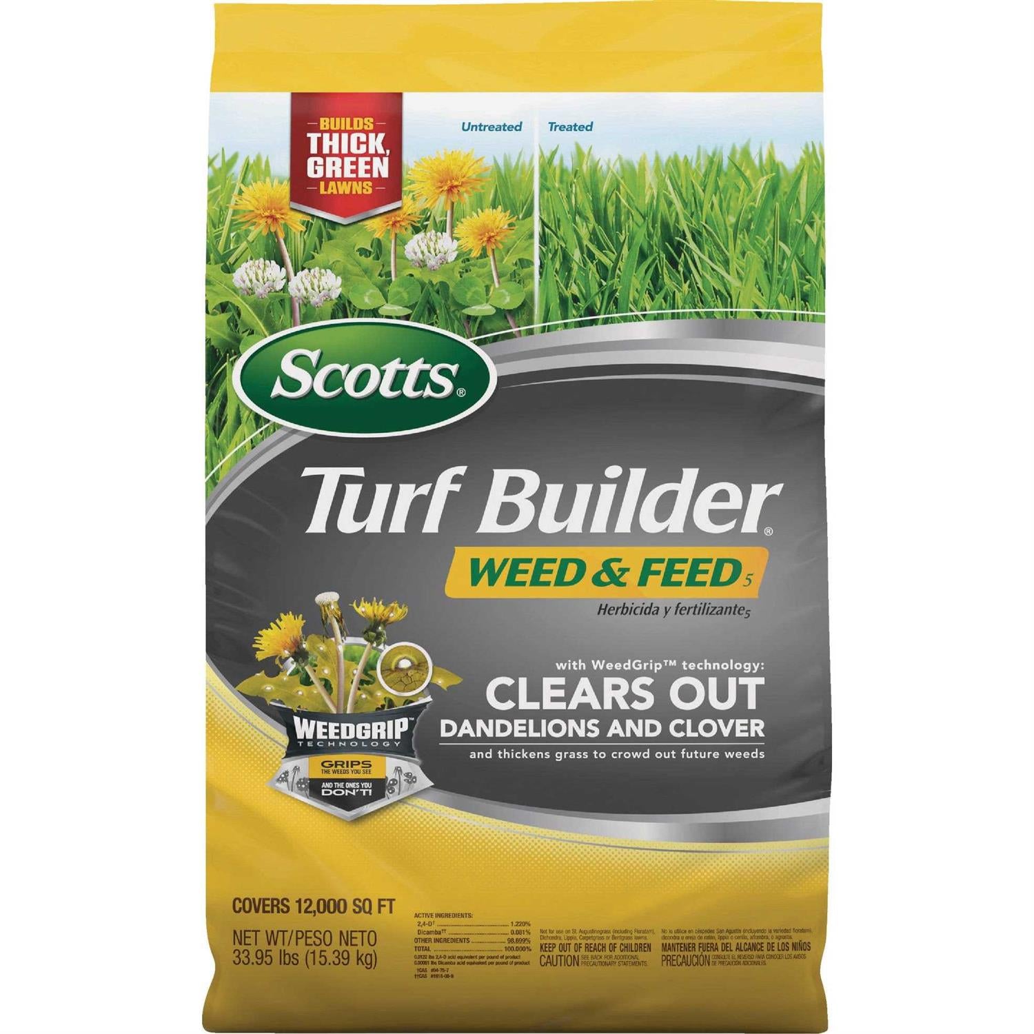 Scotts Turf Builder Weed & Feed Fertilizer