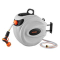 Retractable Plastic Wall Mounted Hose Reel with Automatic Rewind VEVOR