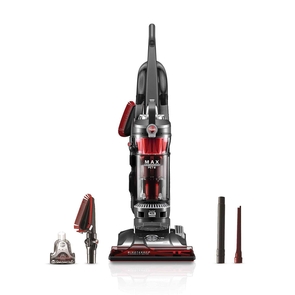 Hoover WindTunnel 3 Max Performance Pet Bagless Upright Vacuum Cleaner Machine with HEPA Media Filtration