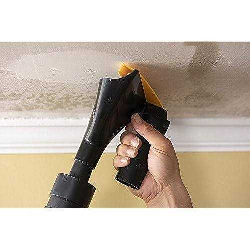 POP EEZE Popeeze Popcorn Ceiling Scraper Tool Shop Vacuum Attachment for Removal and Repair of Acoustic Ceiling Texture Without Bag or Mess