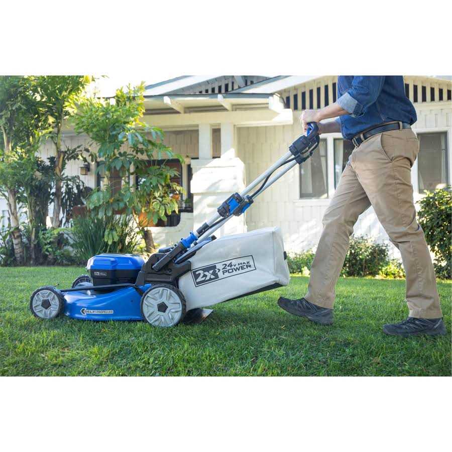 Kobalt 2×24 48-volt 20-in Cordless Self-propelled 5 Ah KLMS 2524A-03