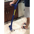 Grout Groovy! Electric Stand Up Lightweight Grout Cleaning Machine Safely Cleans Grout Floor Tiles