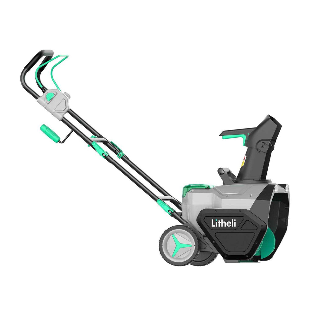 Litheli Cordless Snow Blower 2x20V 20 Inch Snow Thrower with Brushless Motor Electric Snow Remove Machine