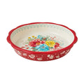 The Pioneer Woman Fancy Flourish Stoneware Pie Pan