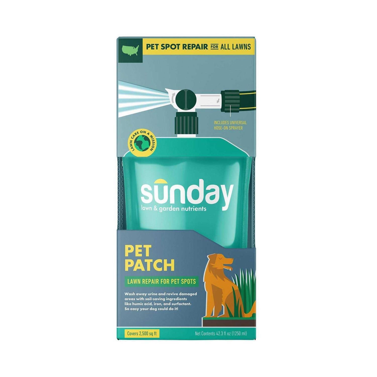 Sunday Pet Patch Repair 42.3 fl oz. 2,500 sq. ft Liquid Lawn Fertilizer
