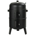 Master Cook SRCG20008 Vertical 16 in. Steel Charcoal Smoker