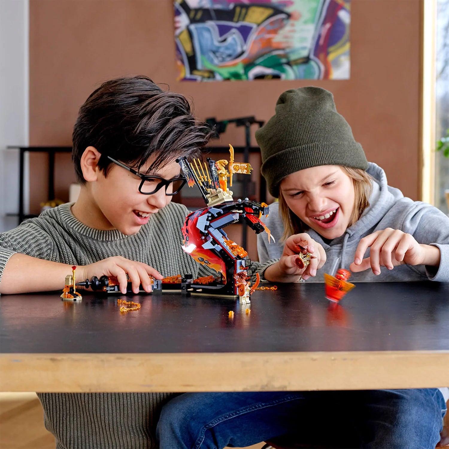 LEGO NINJAGO: Fire Fang Snake Toy for Kids (70674)