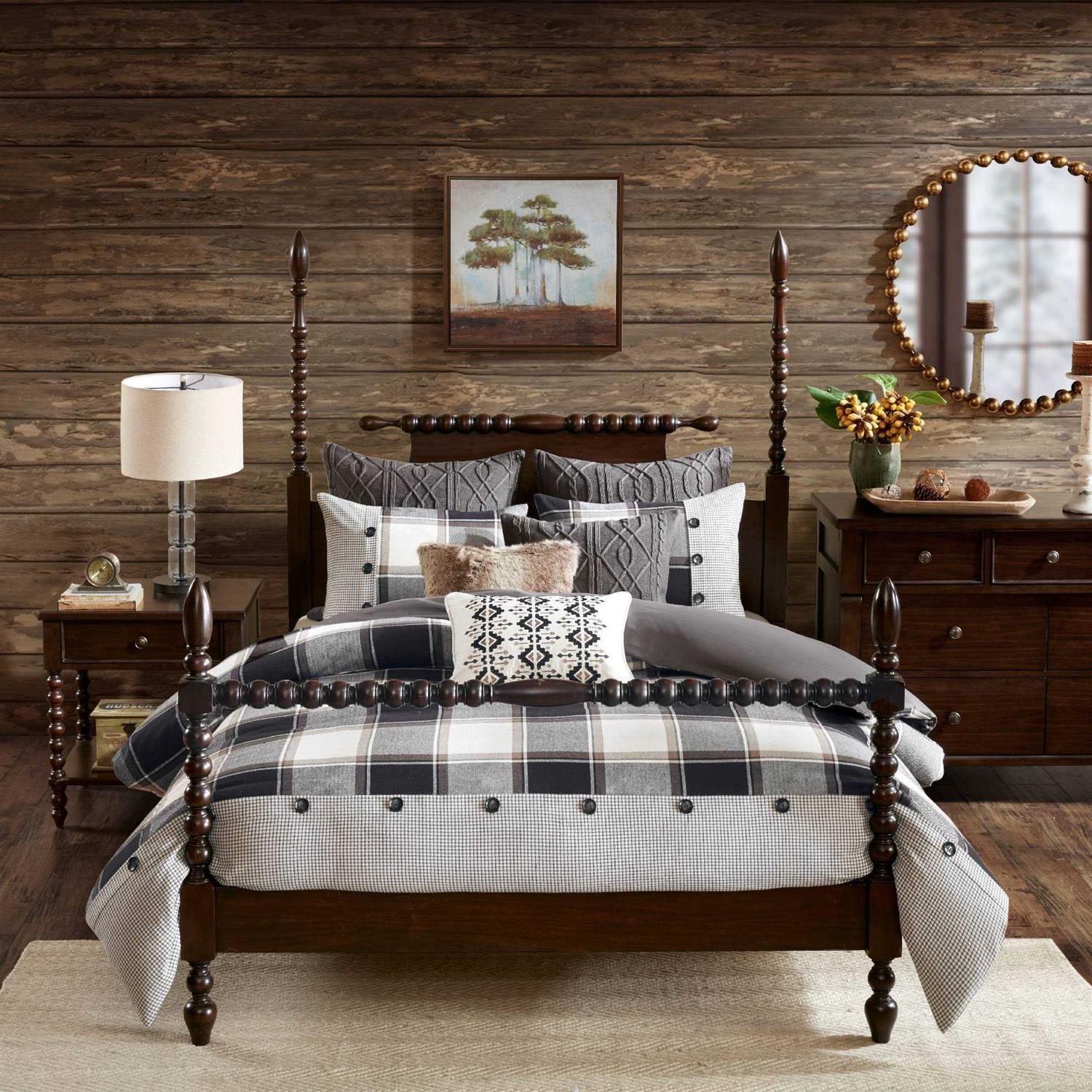 Madison Park Signature Urban Cabin Cotton Jacquard Comforter Set