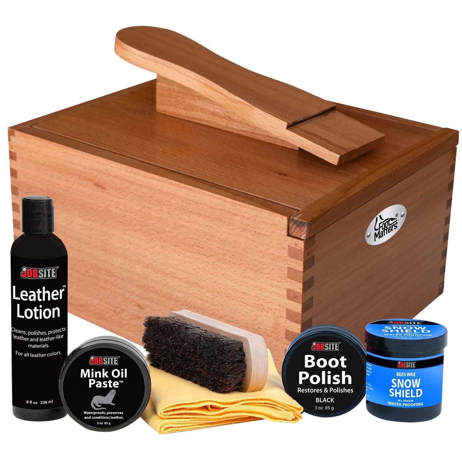 Footmatters Professional Shoe Shine Valet Kit