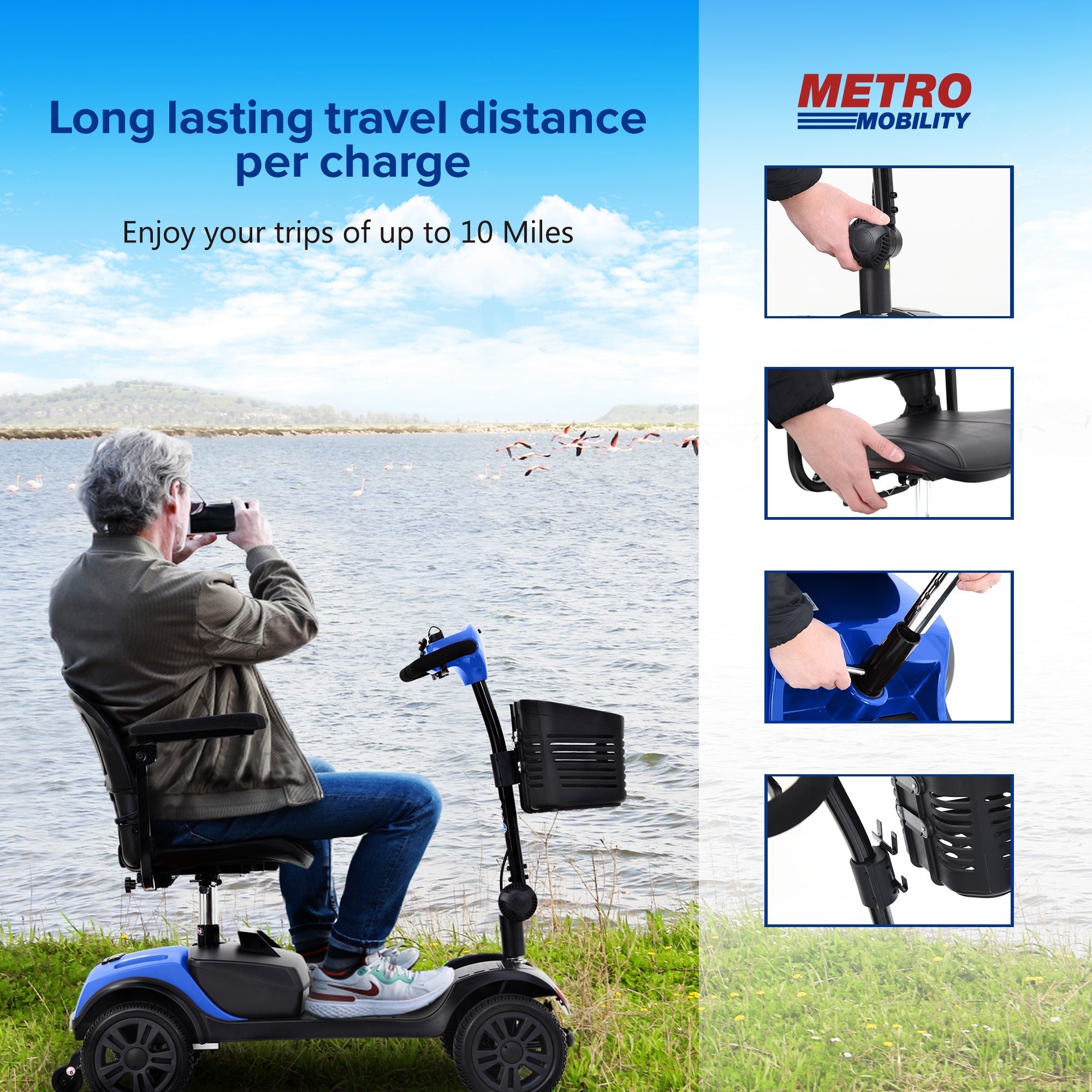 4 Wheel Mobility Scooter – Electric Wheelchair