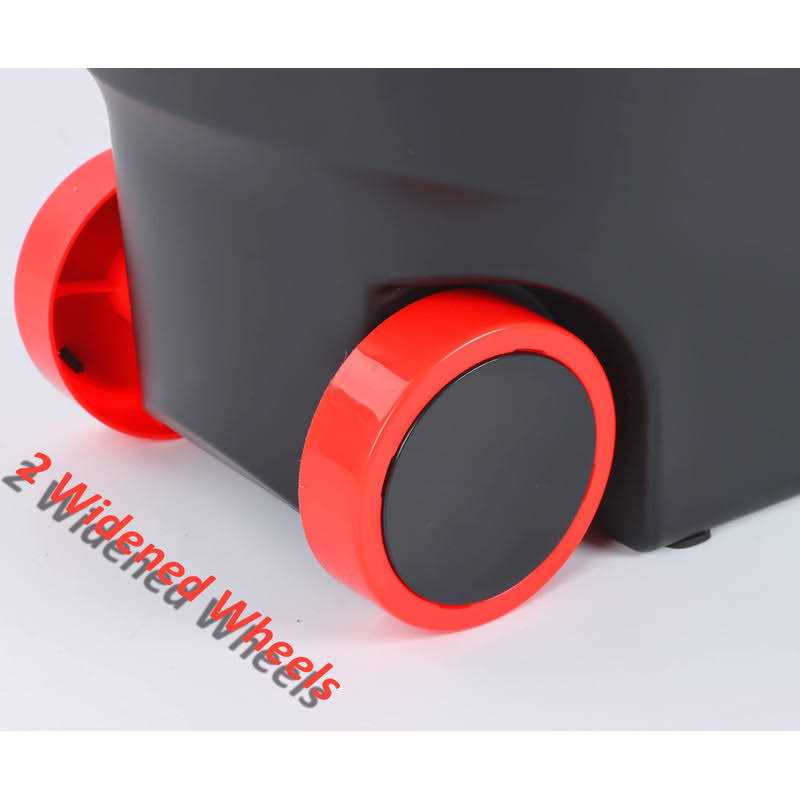 Spin Mop Bucket, Microfiber Spin Mop and Bucket Floor Cleaning System, Mop and Bucket with Wringer Set
