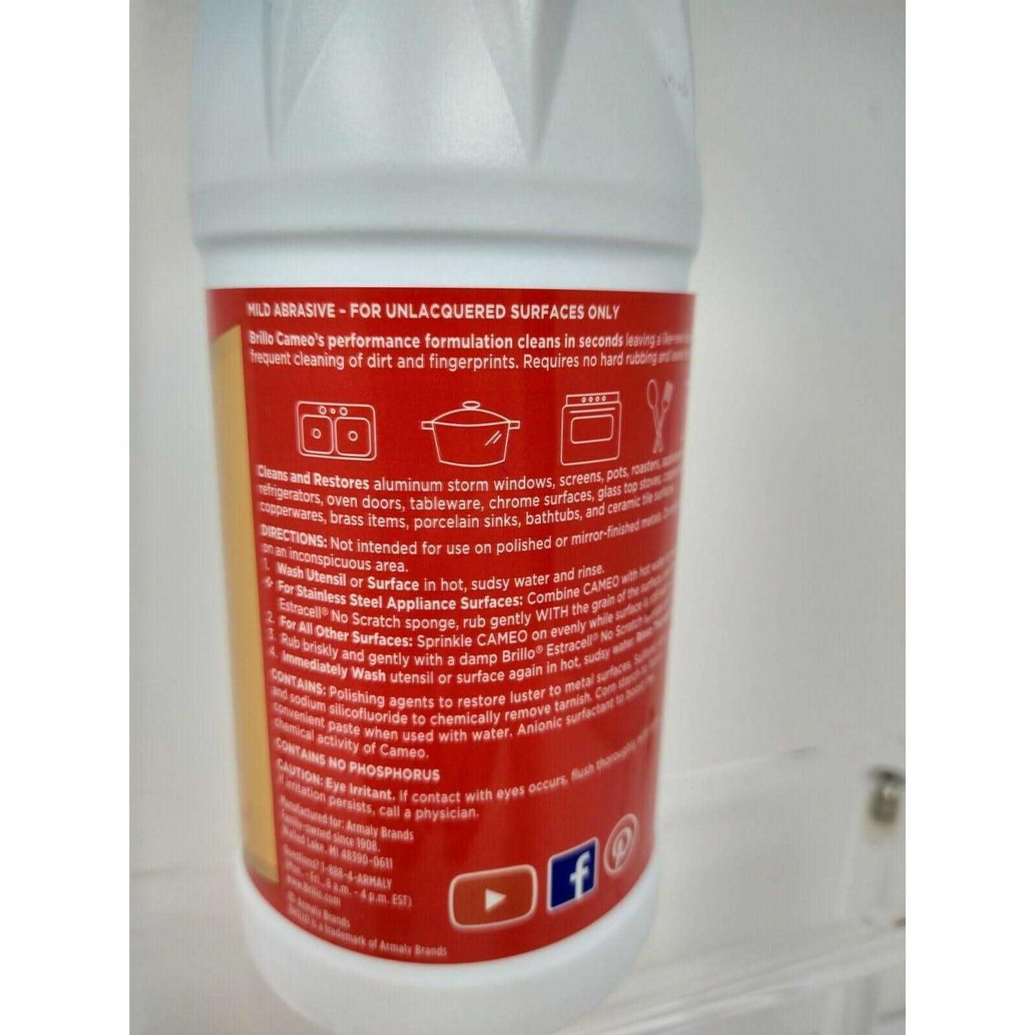Brillo Cameo Aluminum & Stainless Steel Cleaner