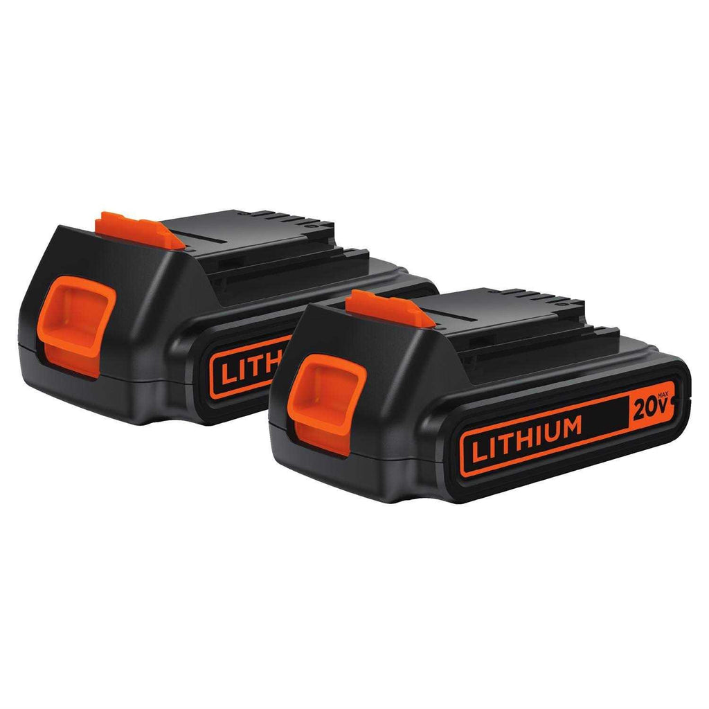 BLACK+DECKER LSTE525 20V MAX Lithium-Ion 2 Battery Cordless String Trimmer / Edger