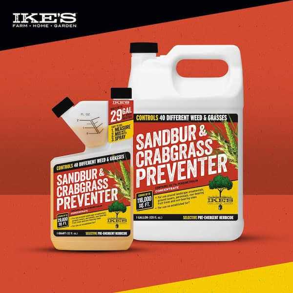 Ike’s Sandbur and Crabgrass Preventer