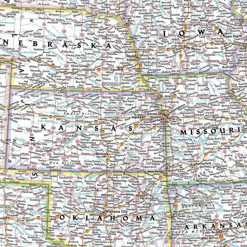 National Geographic United States Classic Wall Map