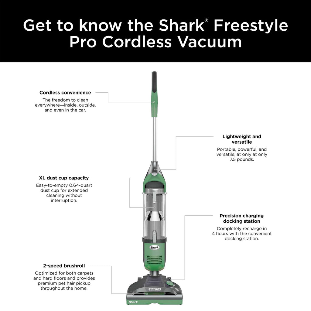 Shark Freestyle Pro Cordless Vacuum with Precision Charging Dock SV1114