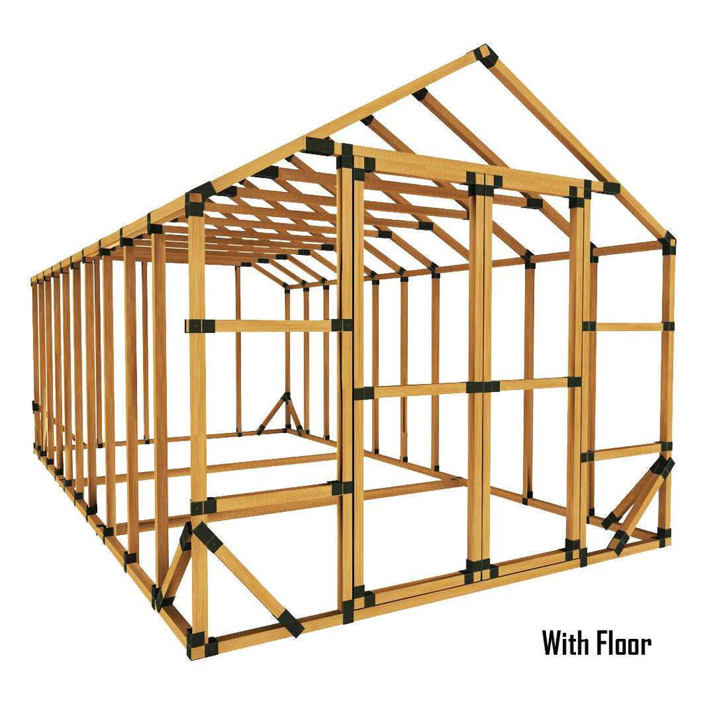 E-Z Frames 10 ft. x 20 ft. DIY Greenhouse Bracket Kit