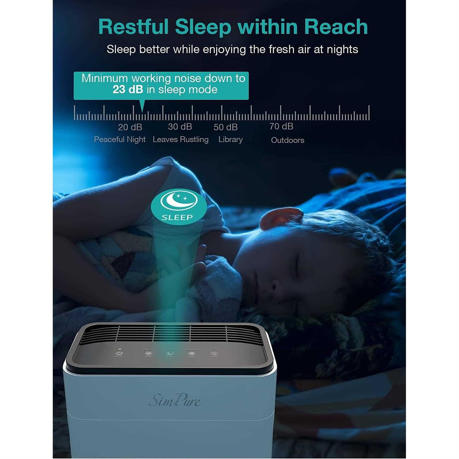 SimPure HP8 Air Purifier