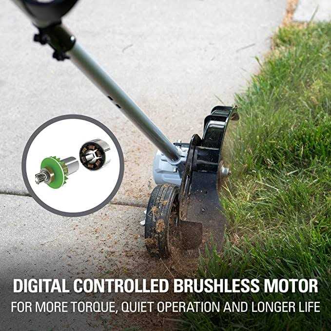 Greenworks 40V 8 Brushless Edger, 4.0Ah USB Battery and Charger Included