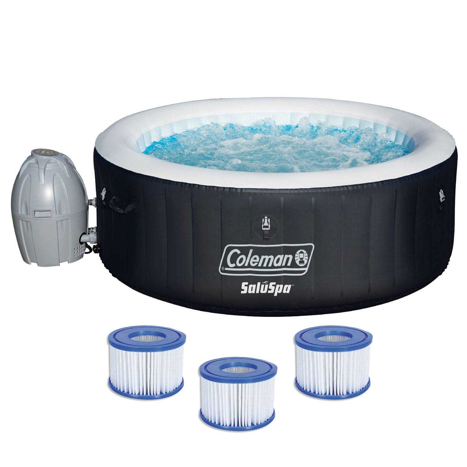 Coleman SaluSpa 4 Person Iatable Hot Tub Spa