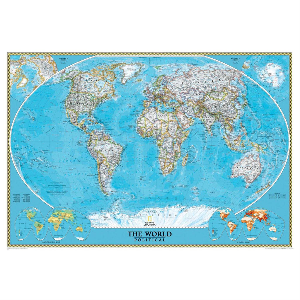 National Geographic World Wall Map