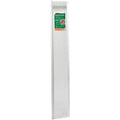 Frost King 6-1/2 In. x 3 Ft. White Vinyl Snap-In Gutter Screen