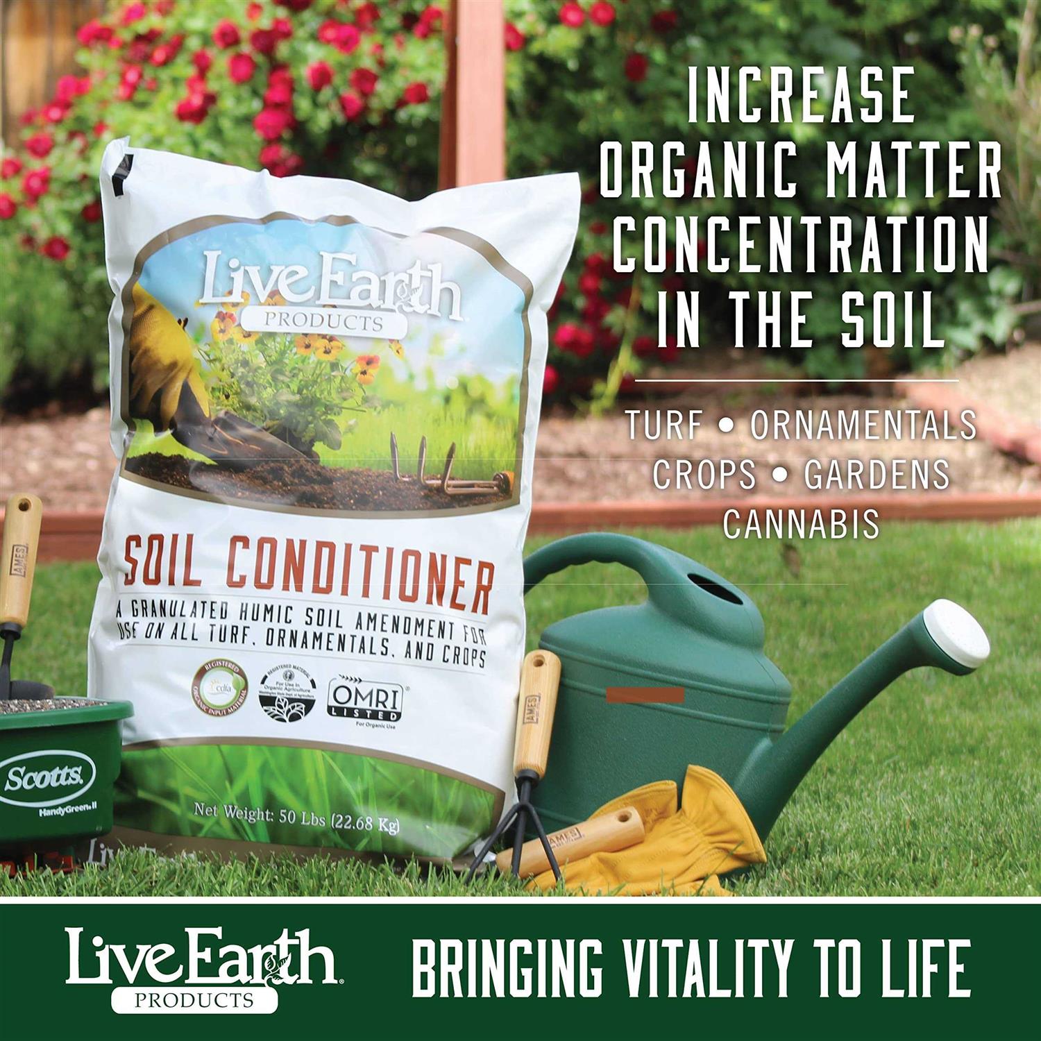 Live Earth Products Humate Soil Conditioner
