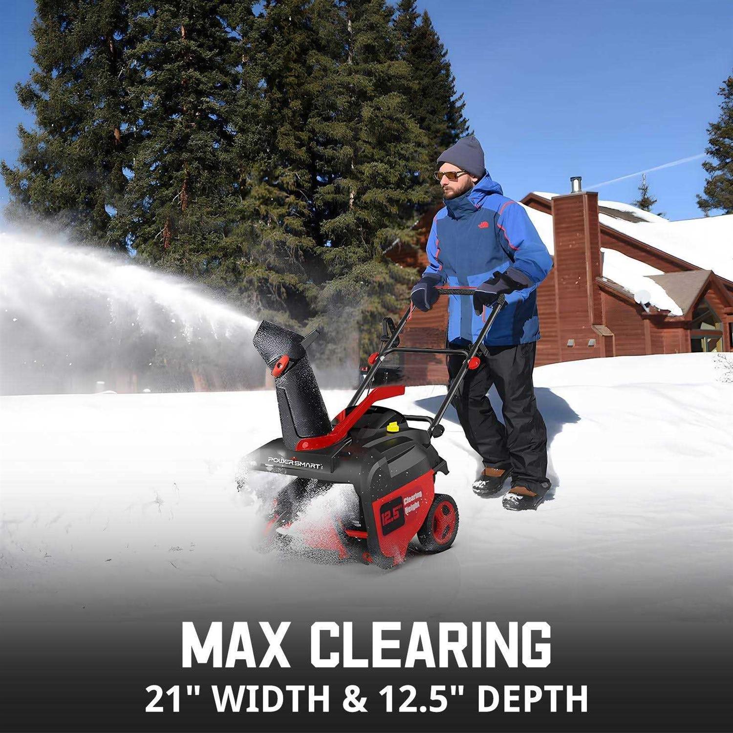 PowerSmart 21 inch 212cc Single Stage Gas Snow Blower DB7006B