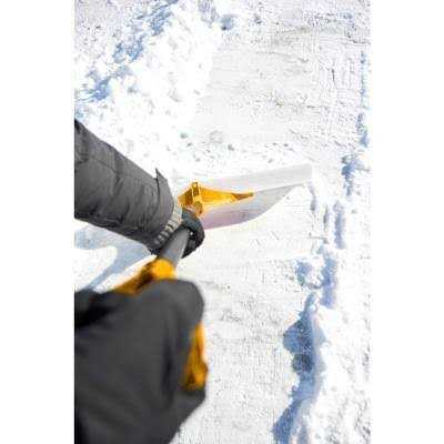 True Temper 36 in. Industrial Grade Snow Pusher with Versa Grip
