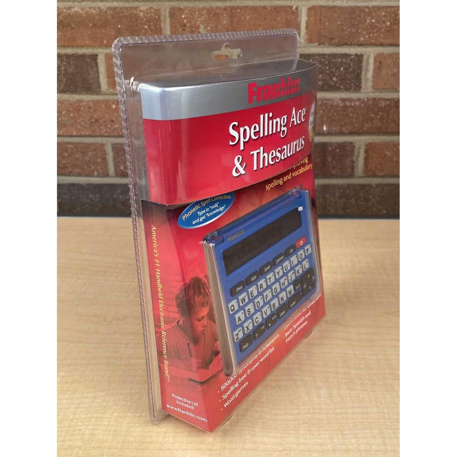 Franklin Electronic Publishers SA-309 Spelling Ace Thesaurus with Merriam-Webster Puzzle Solver