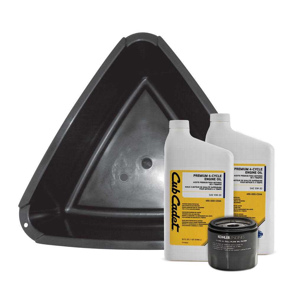Cub Cadet 490-950-C042 Oil Change Kit for Cub Cadet Riding Mower with Kohler Engines