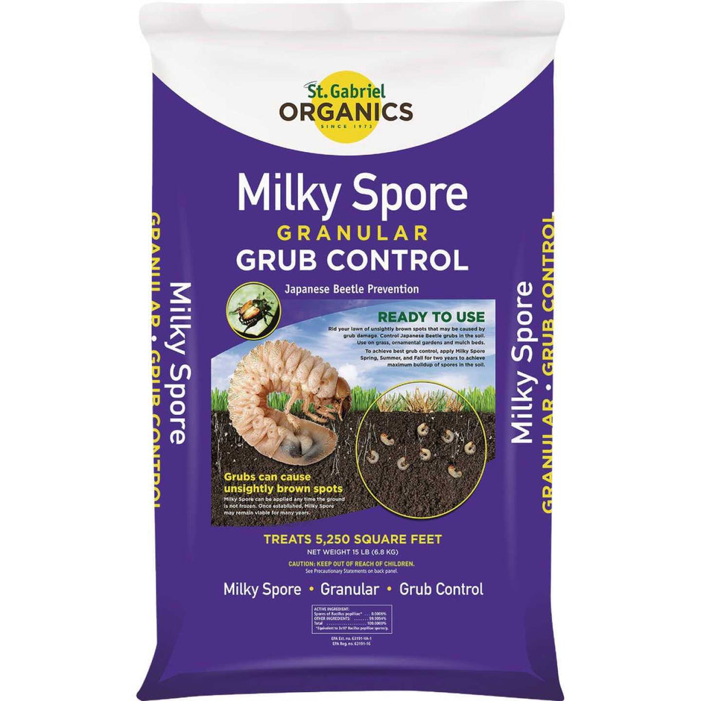 St. Gabriel Organics Milky Spore Granular Japanese Beetle Grub Control