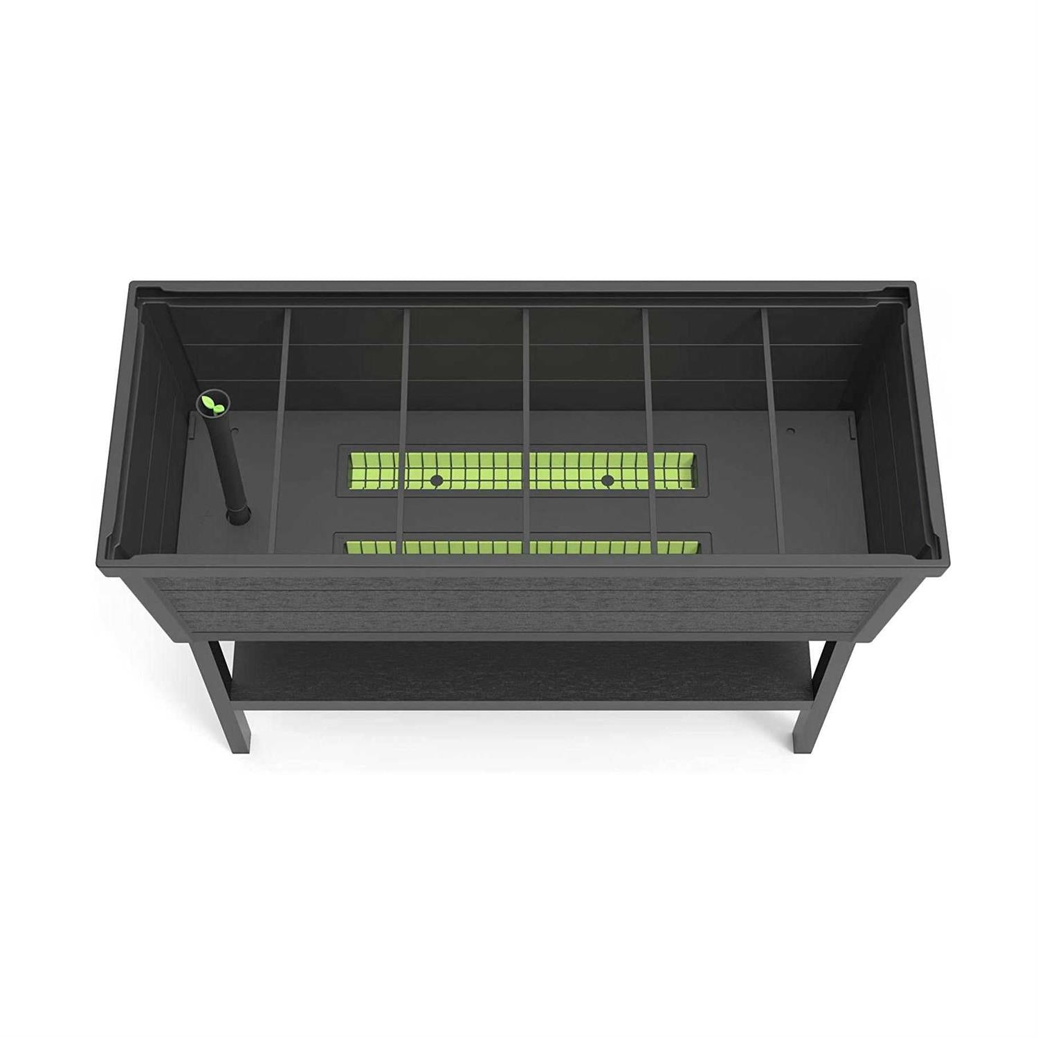 Keter 236157 Urban Bloomer Resin Elevated Planter Raised Garden Bed